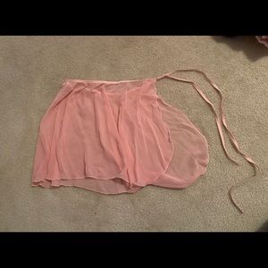 Body Wrappers pink ballet skirt